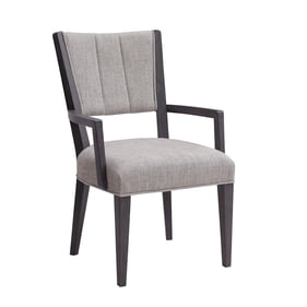 Pulaski Quincy Black Upholstered Arm Chair