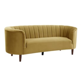 Acme Furniture Millephri Olive Yellow Sofa