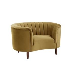 Acme Furniture Millephri Olive Yellow Chair