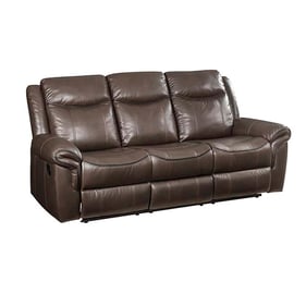 Acme Furniture Lydia Brown Motion Sofa with USB Port