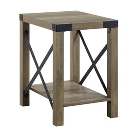 Acme Furniture Abiram Rustic Oak End Table