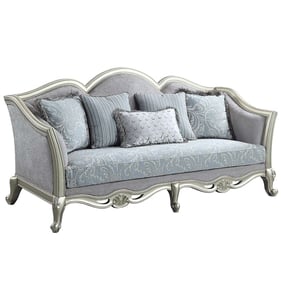 Acme Furniture Qunsia Light Gray Champagne 3pc Living Room Set