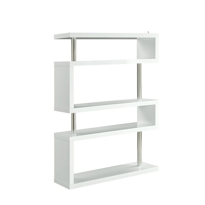 Acme Furniture Buck II White High Gloss Bookcase ACM-OF00273