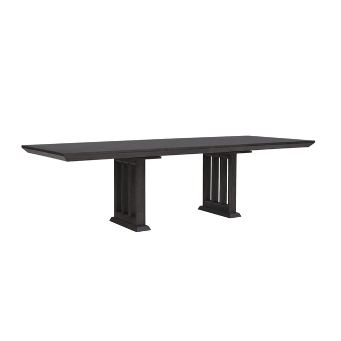 Pulaski Quincy Black Double Pedestal Dining Table RH-P375-DR-K1