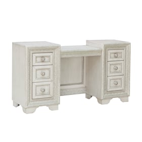 Pulaski Camila White 7 Drawers Vanity