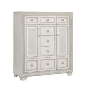 Pulaski Camila White 9 Drawers Door Chest