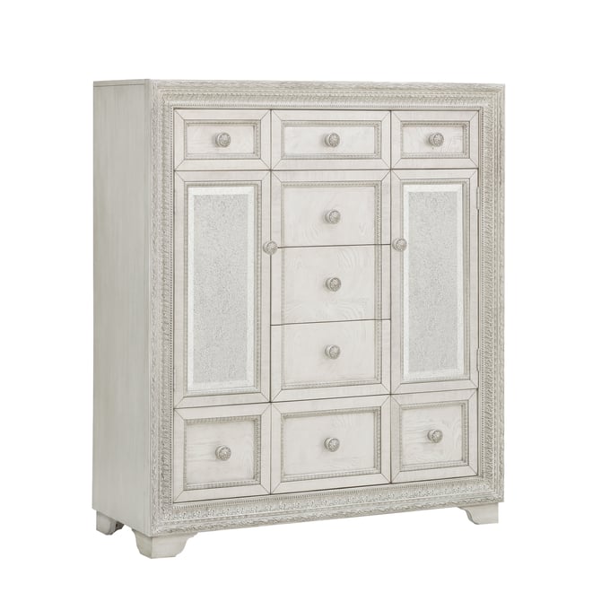 Pulaski Camila White 9 Drawers Door Chest RH-P269125S